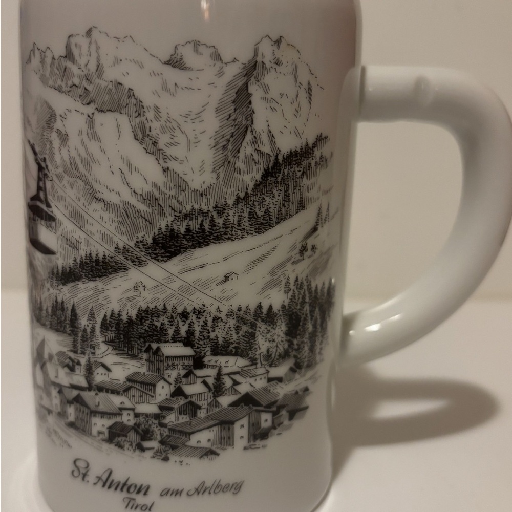 White Ceramic Vintage Large Coffee Mug Kaiser Wilhelmshaven